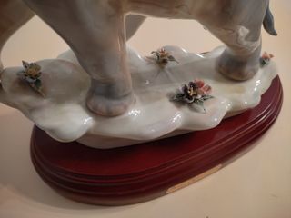 Figura elefante de la suerte porcelana