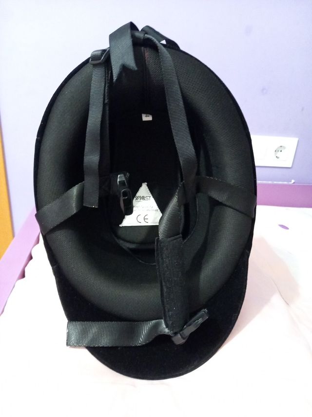 Casco Hipica terciopelo niños