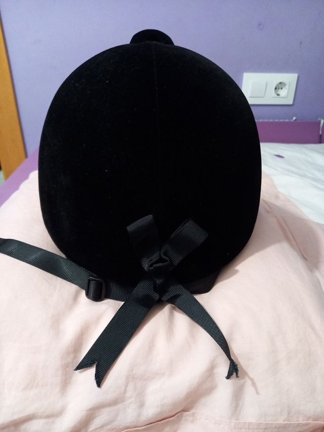 Casco Hipica terciopelo niños