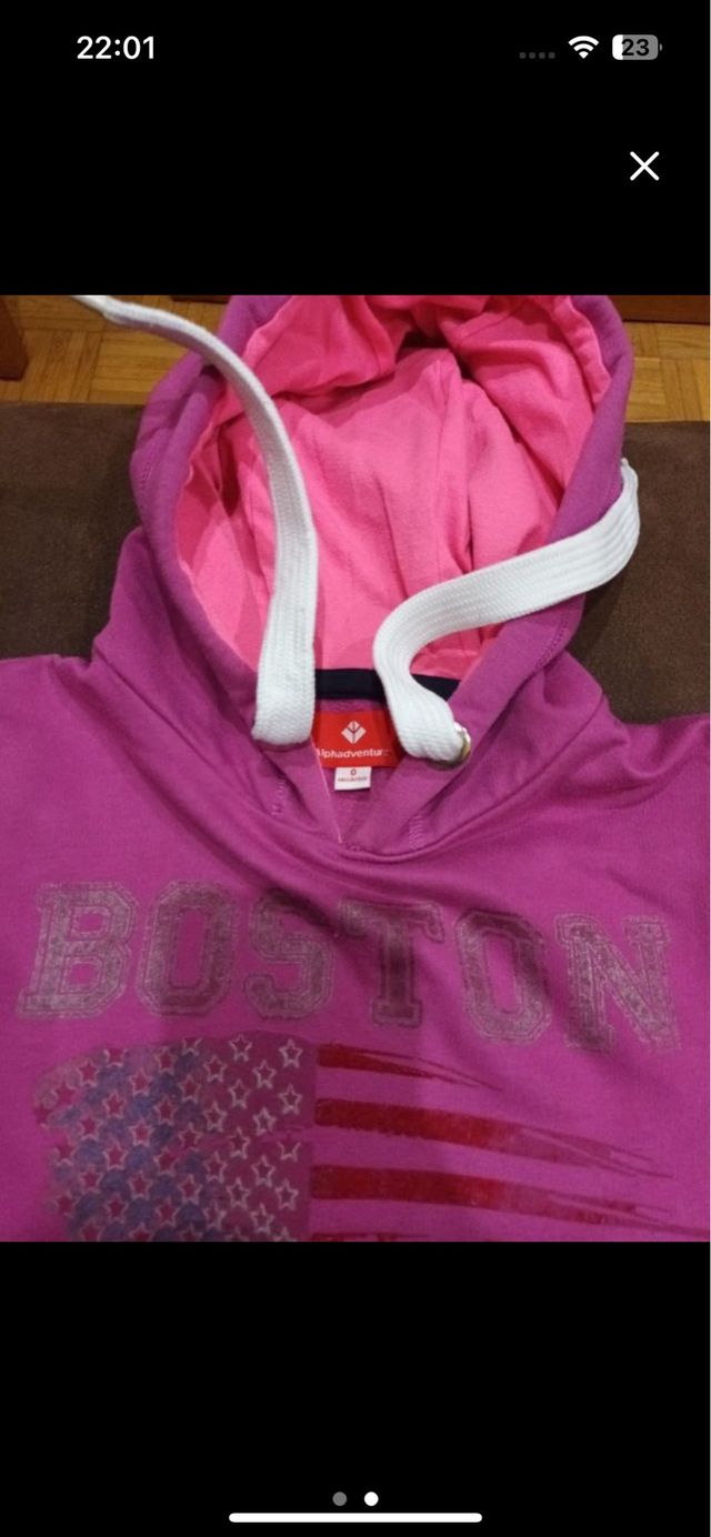 Pack 2 Sudadera Reebok rosa