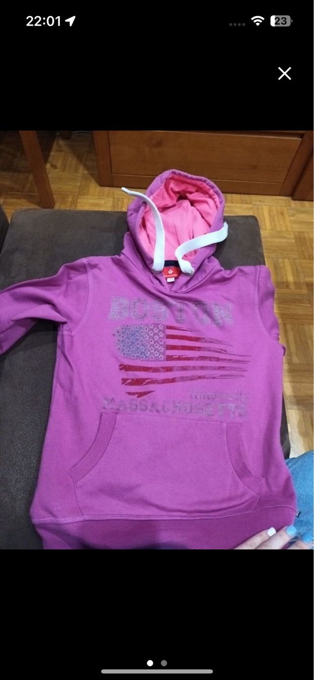 Pack 2 Sudadera Reebok rosa