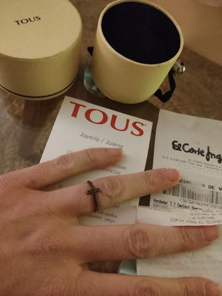 Anillo Tous cruz