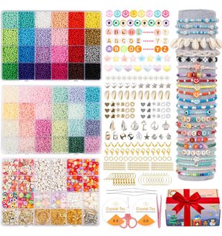 Kit abalorios pulseras y collares 