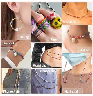Kit abalorios pulseras y collares 
