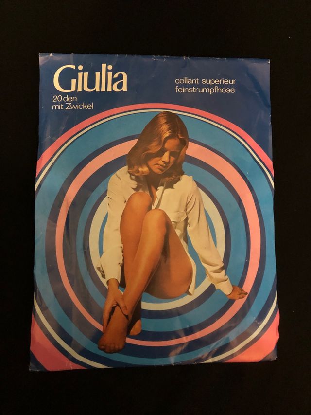 Panty vintage color piel.