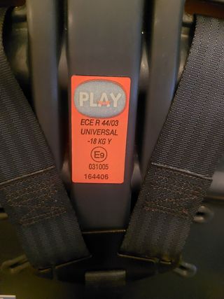 Silla PLAY de 0 a 18 kg
