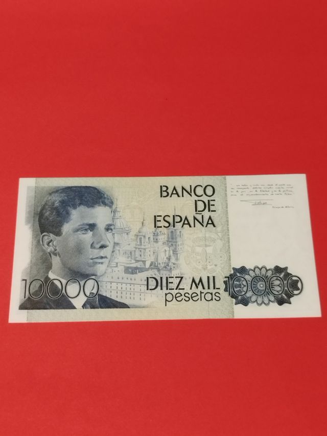 10.000 pesetas 1985 sin serie n-bajo S/C!!!!!
