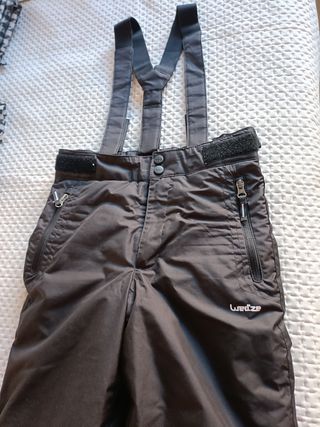 Pantalones de esquí negros de niña 