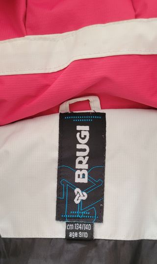Anorack Blanco y rosa para la nieve