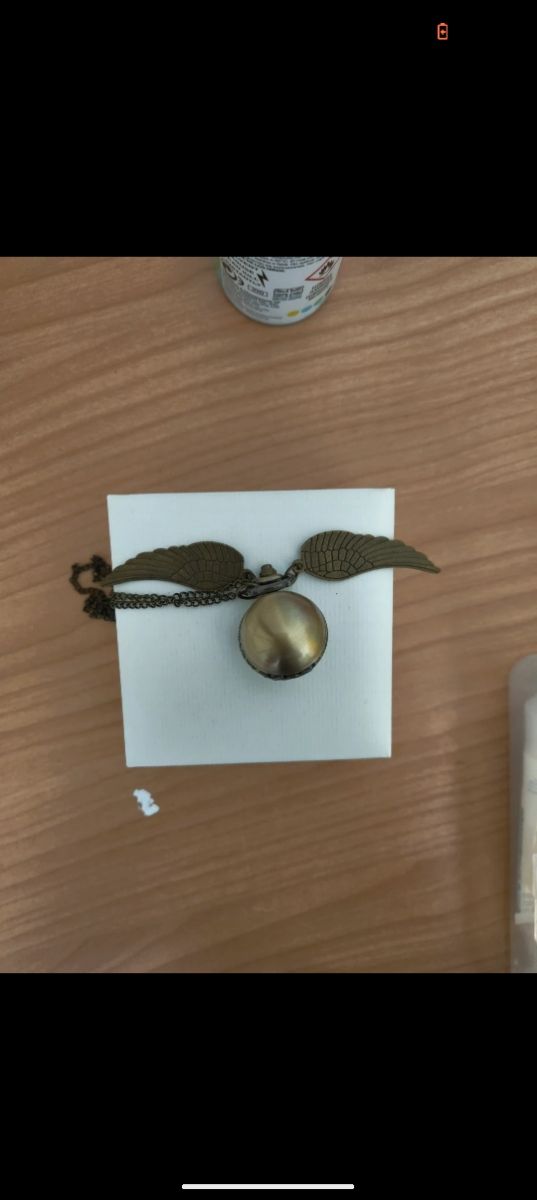 Collana con boccino d'oro Harry Potter