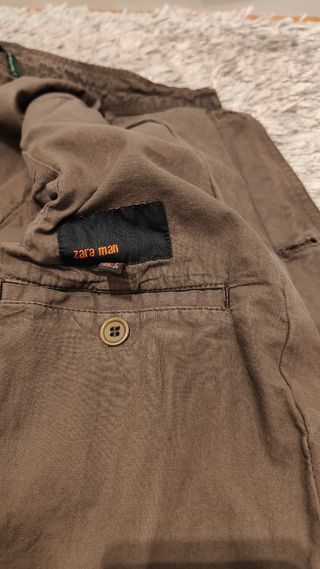 americana cuello mao hombre