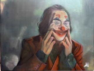 Óleo Sobre Lienzo: Joker.