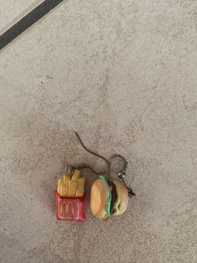 Orecchini in fimo McDonald’s
