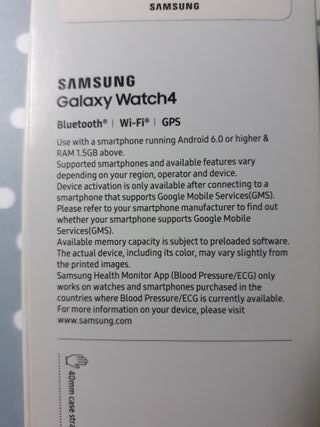 Reloj Samsung Galaxy Watch4  Sin Estrenar