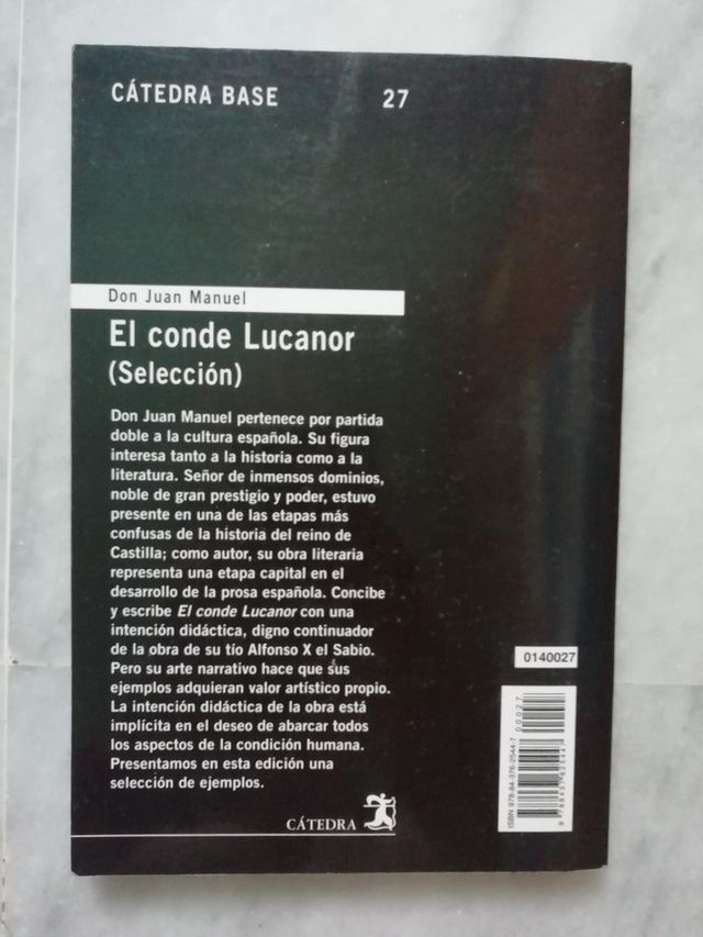 Libro El conde Lucanor