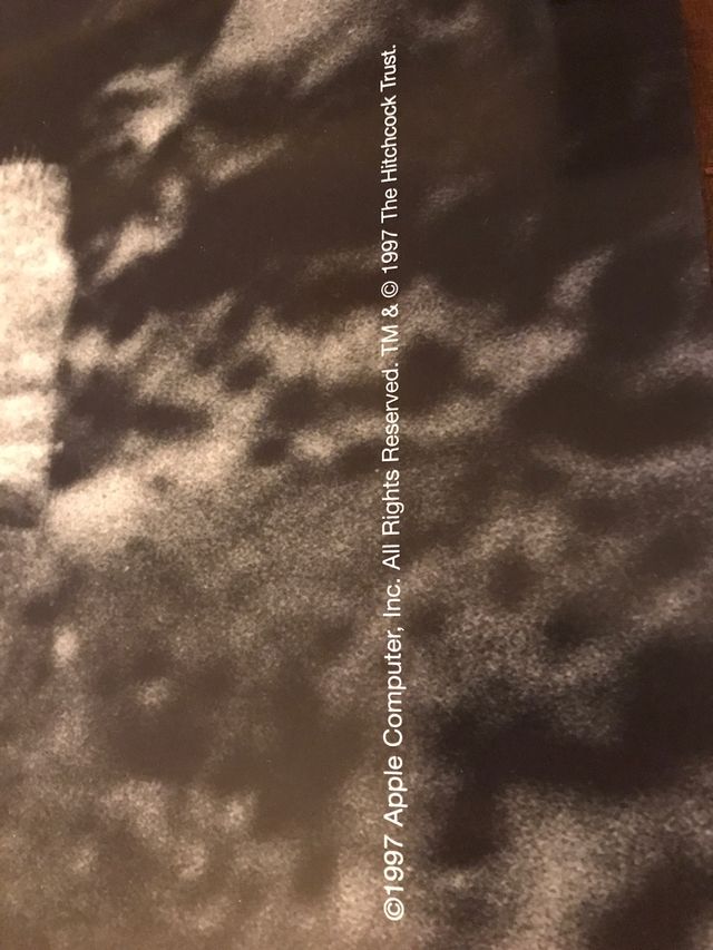 Poster Apple Original Alfred Hitchcock