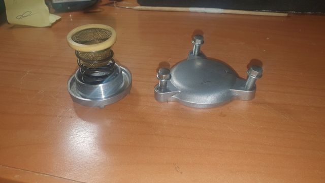 Tapa de filtro aceite y tapón de carter