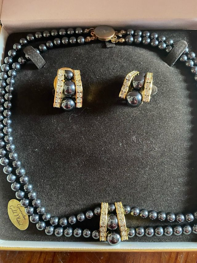 Parure Collana e Orecchini alta Bigioutteria