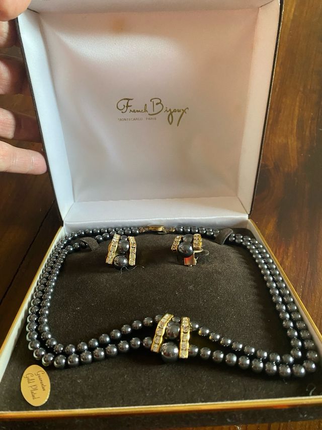 Parure Collana e Orecchini alta Bigioutteria