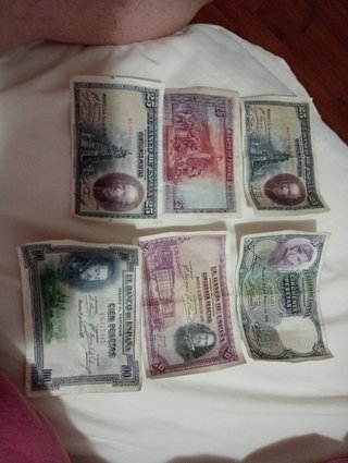 billetes antiguos