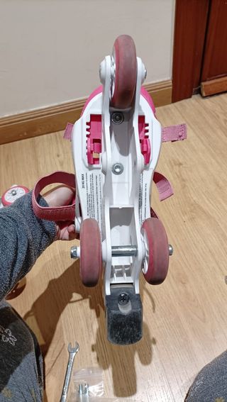 Patines infantiles. Adaptador