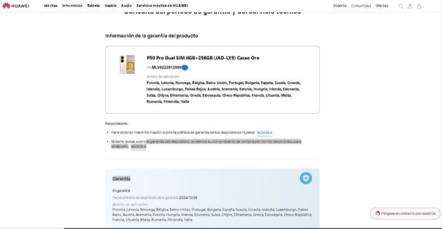 TELEFONO CELLULARE HUAWEI P50 PRO 256GB 64MPX COME NUOVO.