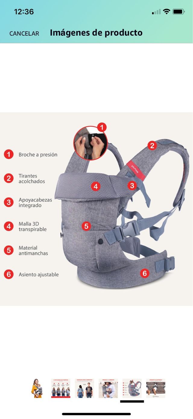 Portabebés YOU+ME (Nuevo)