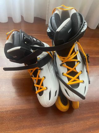 Patines de linea y protecciones 