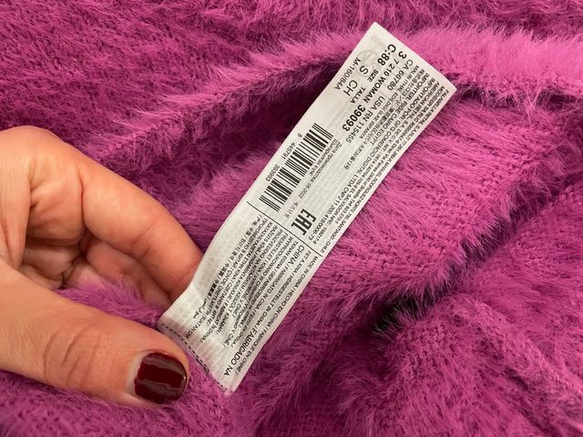 maglioncino MANGO rosa morbido