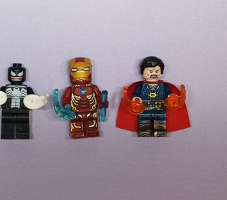5 figuras Marvel compatible lego
