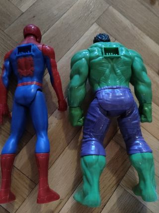 Spiderman y Hulk