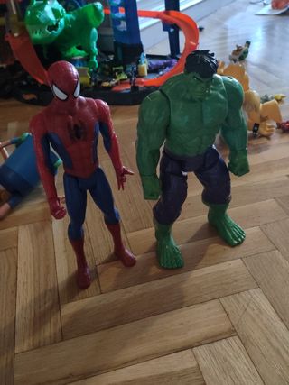 Spiderman y Hulk