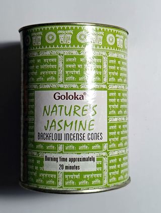 6 barattolini incenso coni backflow Gologa