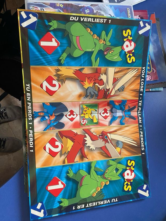 Staks Pokemon Panini 2006 con tablero