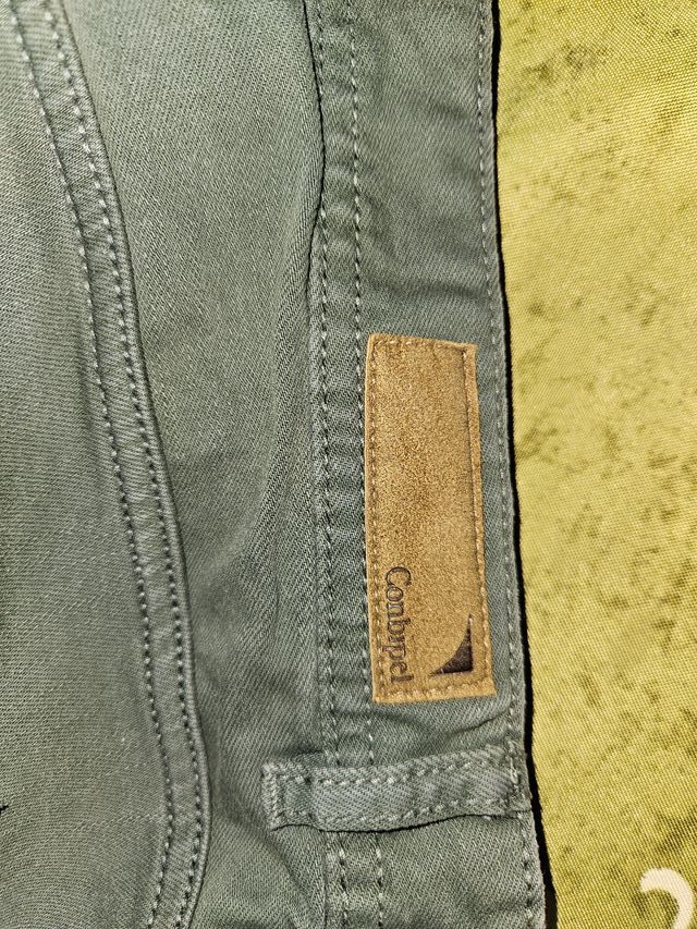 Jeans uomo verde tg 52 combipel