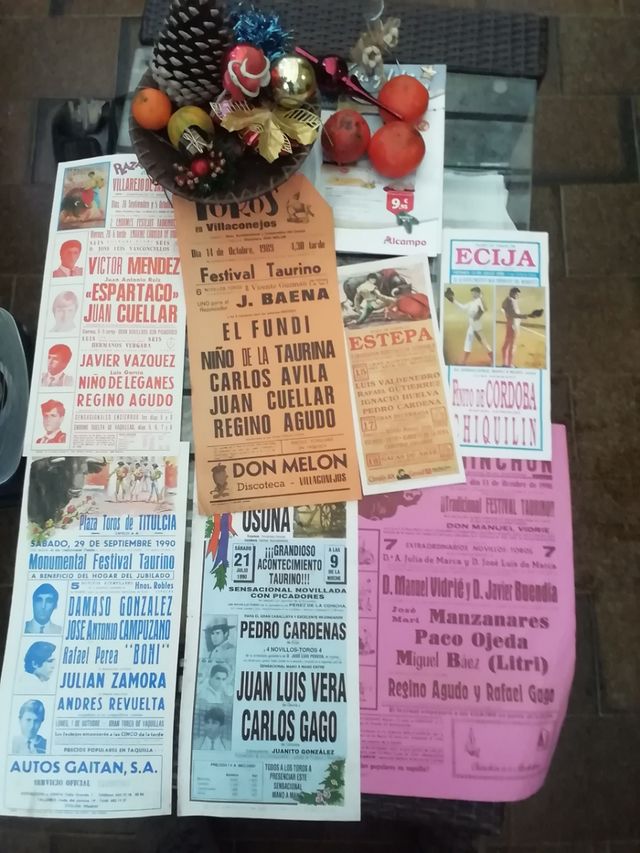 Carteles taurinos