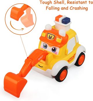 Coches de Juguetes para Niños 2 años, 4 Piezas