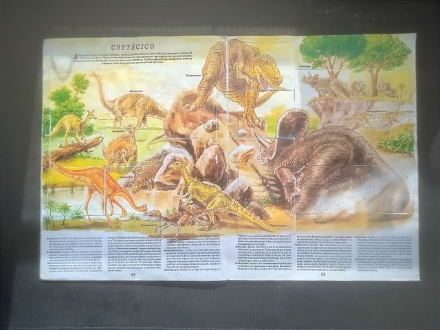 Album completo + Figuras Dinosaurios Quely