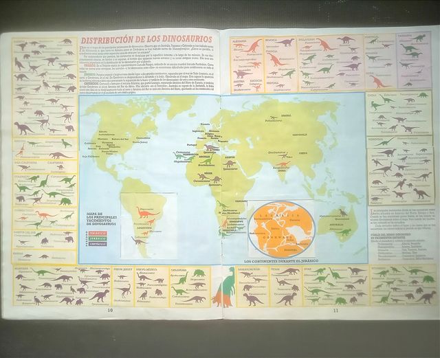 Album completo + Figuras Dinosaurios Quely