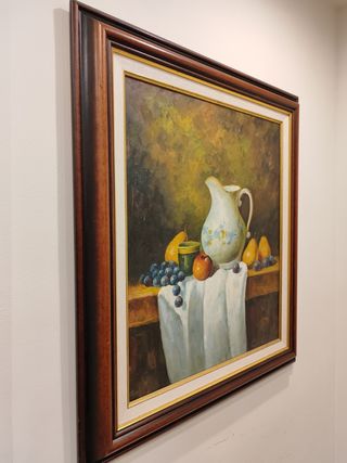 Cuadro bodegón oleo sobre lienzo