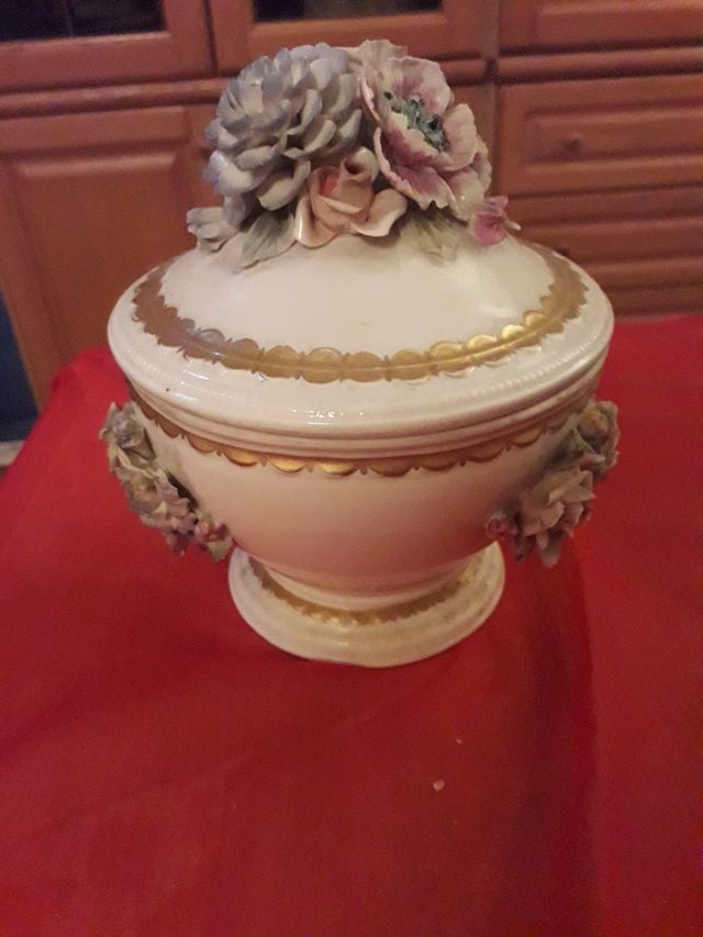 contenitore porcellana rose