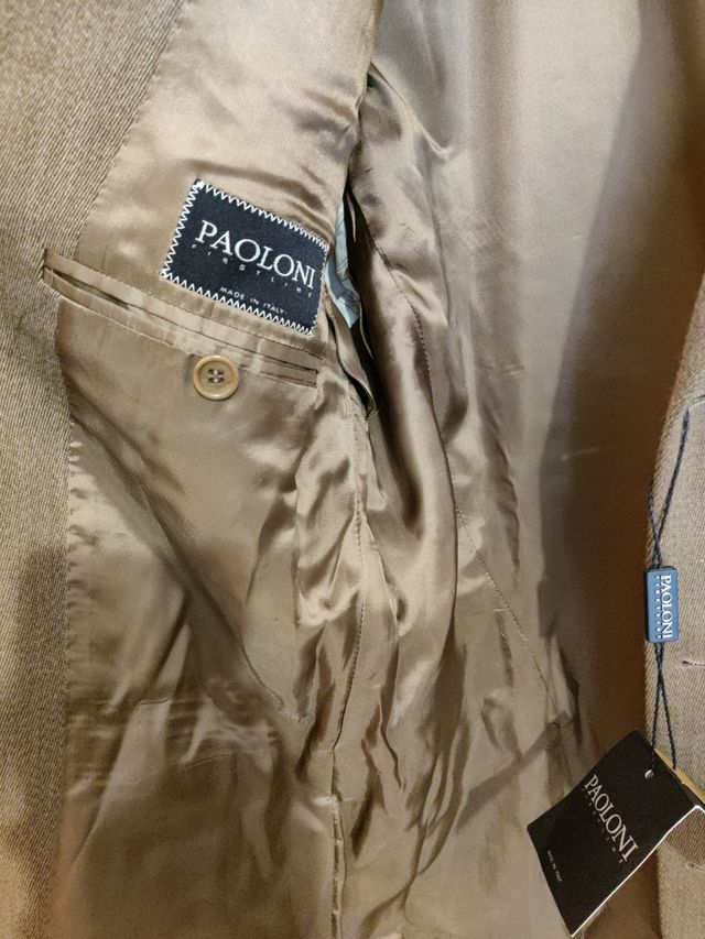 Abito elegante Paoloni in lana vergine taglia 50