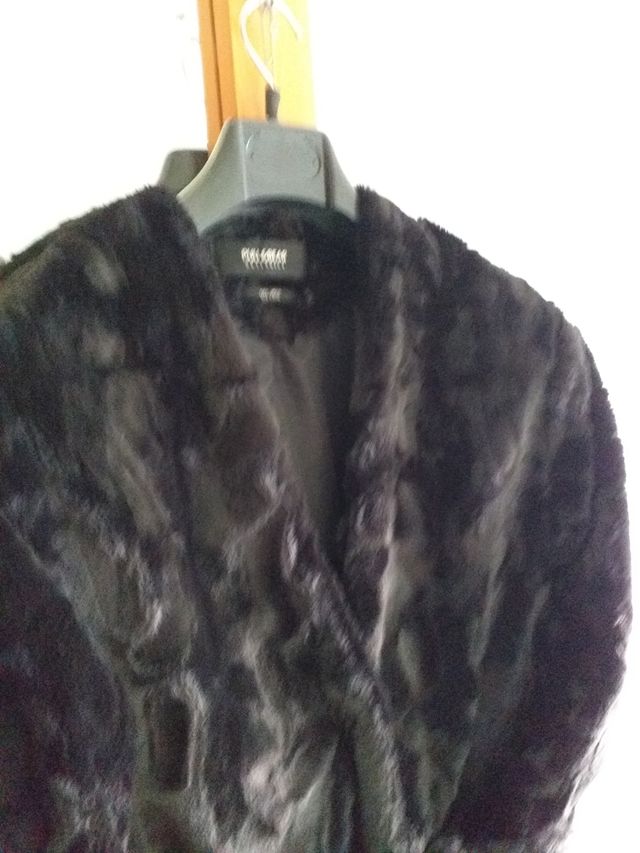 Chaqueta efecto pelo Pull&Bear