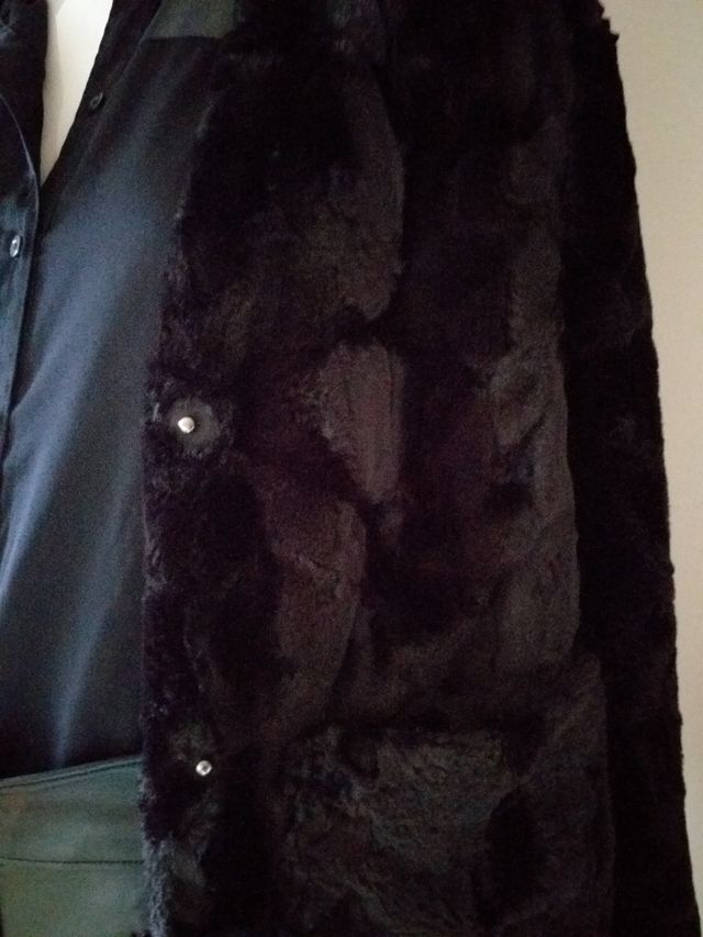 Chaqueta efecto pelo Pull&Bear