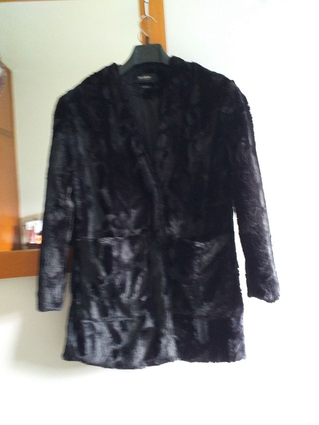 Chaqueta efecto pelo Pull&Bear