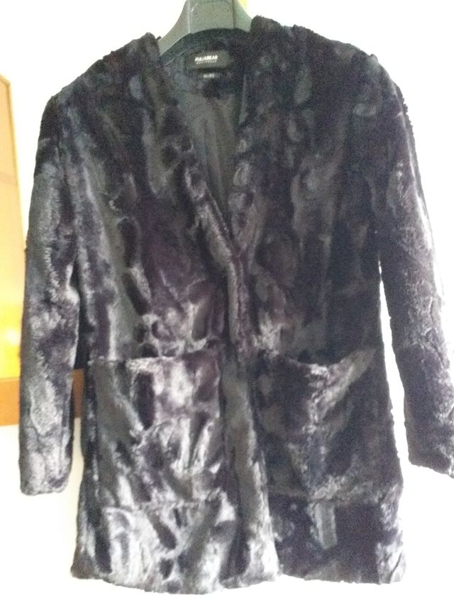Chaqueta efecto pelo Pull&Bear