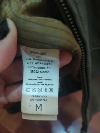 Chaqueta de piel caballero