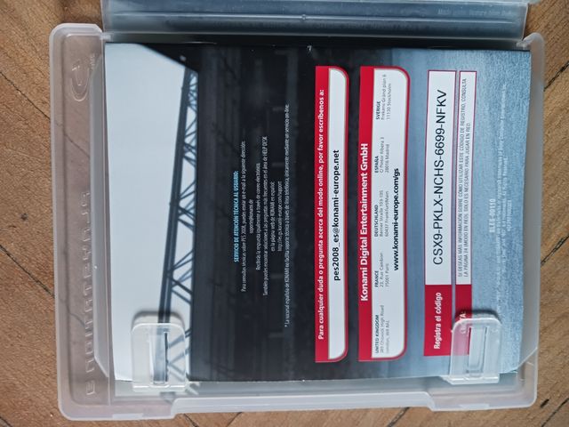 PES 2008 Play Station 3