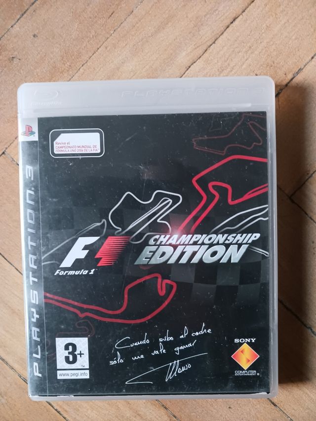 F1 Championship edition. Play Station 3.