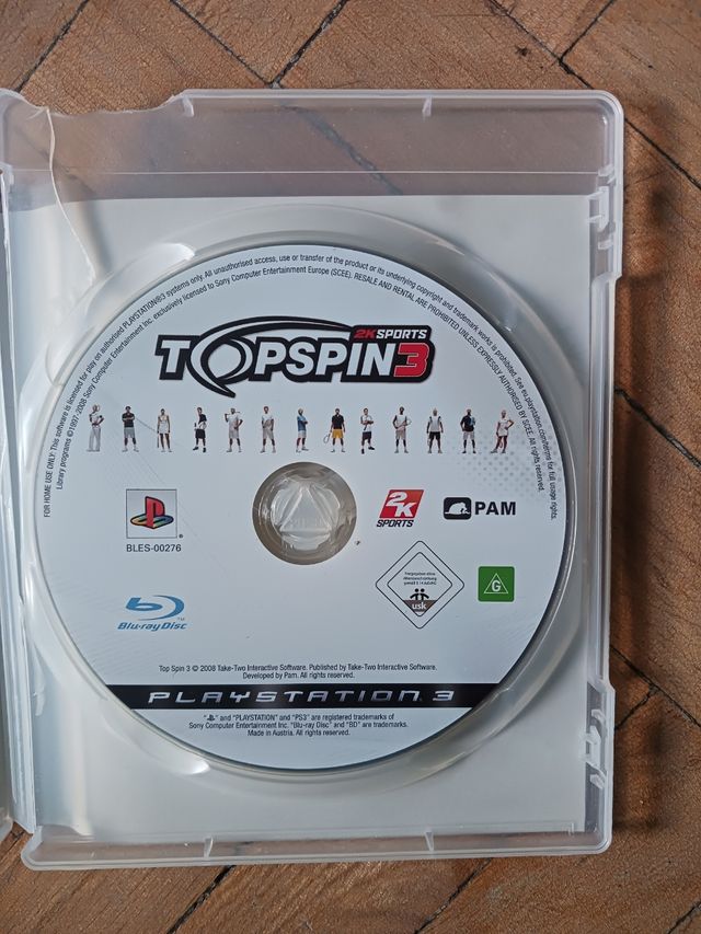 Top Spin Tennis. Play Station 3